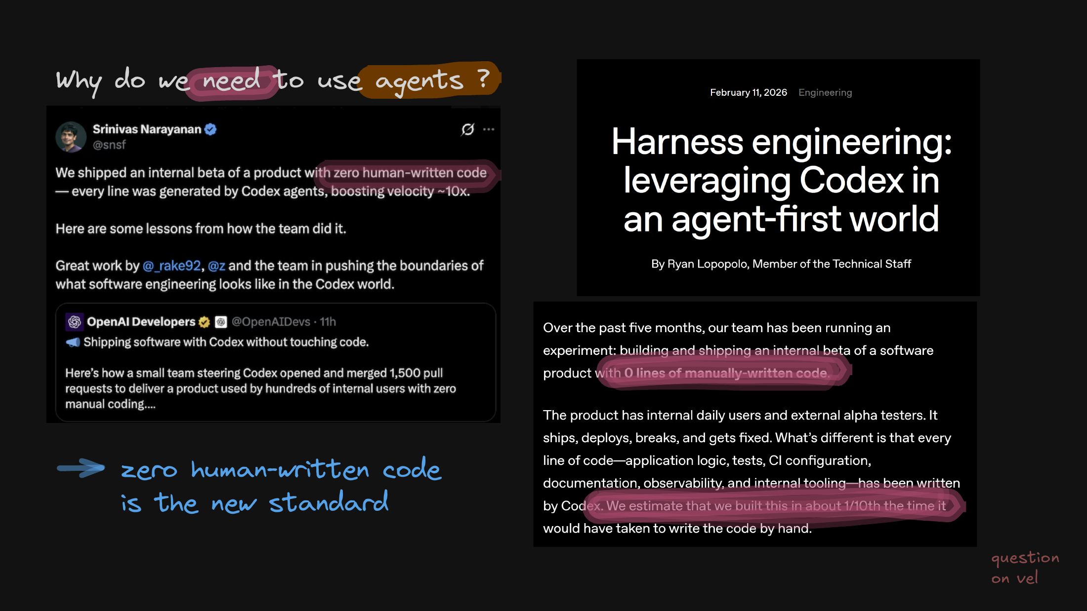 Team-scale evidence: zero human-written code in production