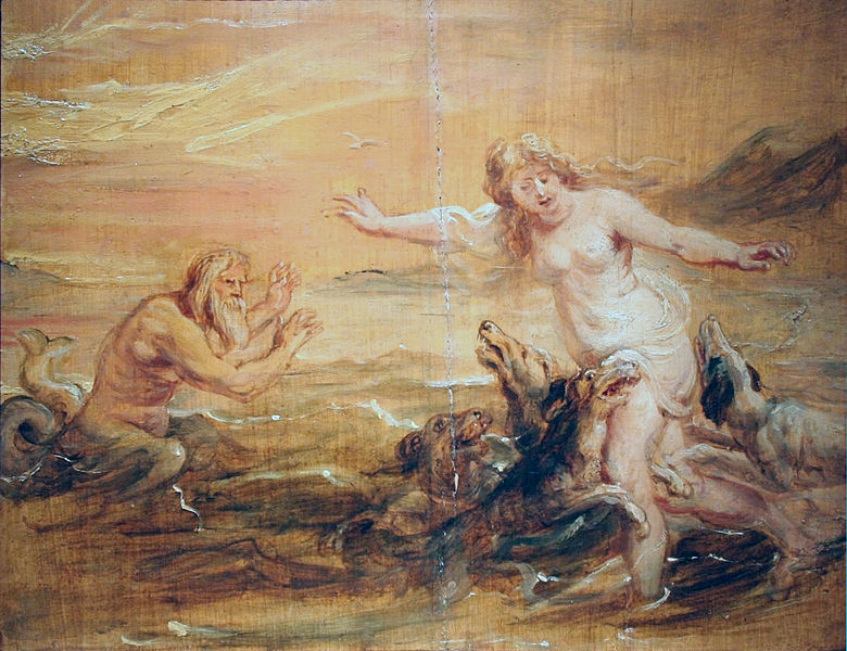 Scylla, Glaucus, and Circe — the original love triangle that birthed a monster