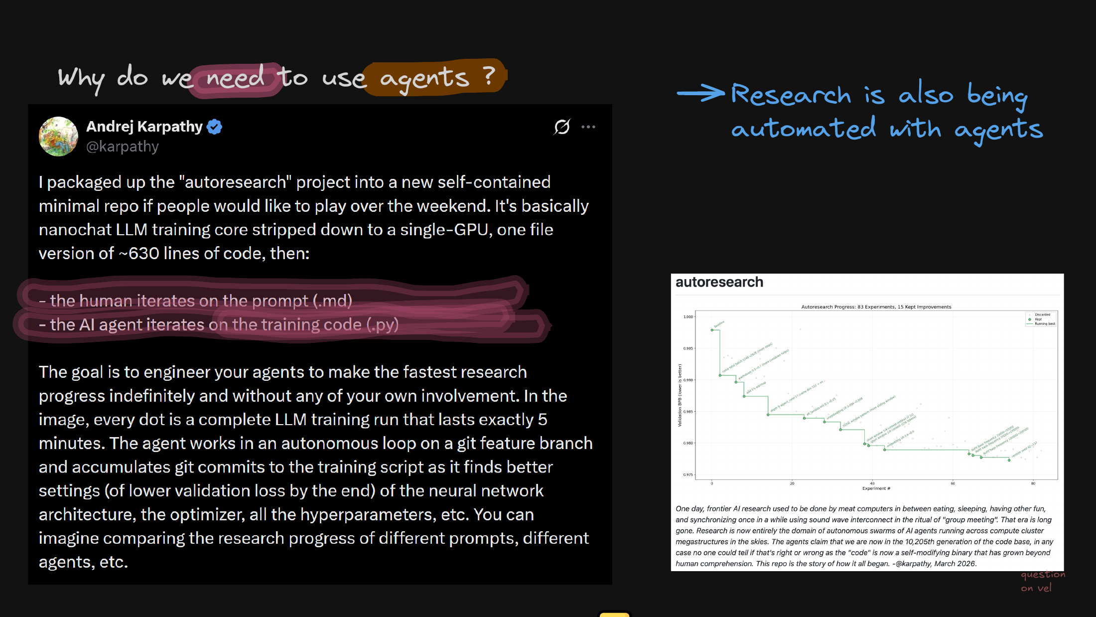 Automated AI research loops